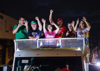 Orleans Brandão leva onda verde do 15 com carreata emocionante em Paço do Lumiar